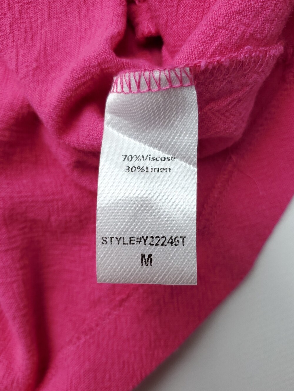 Tuckernuck Pomander Place Pink Hazel Ruffle Sleeve Linen Midi Dress Resort Sz M - Picture 11 of 12